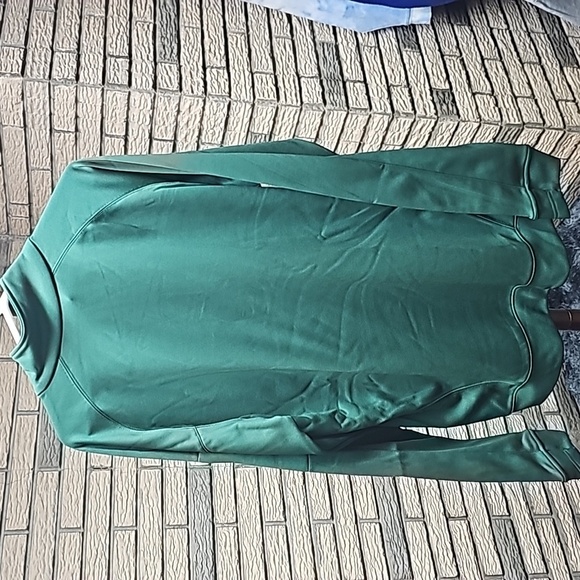 NWOT SPORT TEK Mens Fleece 1/4 Zip Pullover Sz XLT Dark Green - Picture 6 of 12